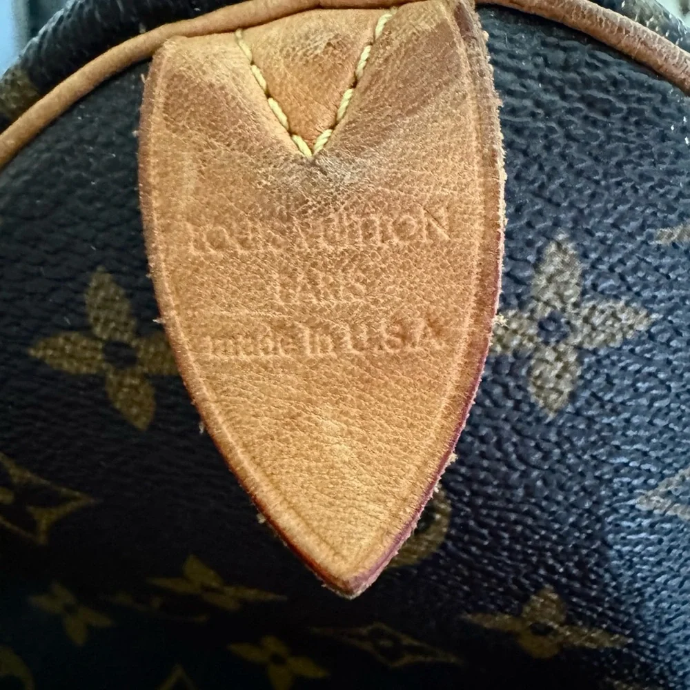 Authentic Louis Vuitton Brown Monogram Handbag - Picture 4 of 5